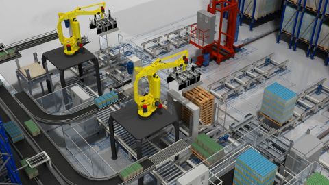 Isole di Pallettizzazione Robotizzate — Trascar
